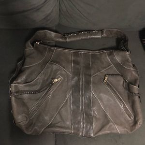 NWOT Andrew Marc brown leather shoulder bag